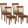 image:imageSignature Design by Ashley Berringer Wood Dining Chairs Set of 2 BrownRustic Brown