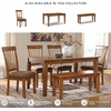 image:imageSignature Design by Ashley Berringer Wood Dining Chairs Set of 2 BrownRustic Brown