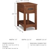 image:imageSignature Design by Ashley Bolanburg Narrow End Table Charging StationBrown