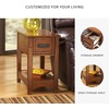 image:imageSignature Design by Ashley Bolanburg Narrow End Table Charging StationBrown