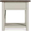 image:imageSignature Design by Ashley Bolanburg Narrow End Table Charging StationDark Brown  White