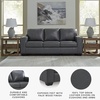 image:imageSignature Design by Ashley Bolsena Queen Leather Sofa Sleeper CaramelBrown