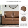 image:imageSignature Design by Ashley Bolsena Queen Leather Sofa Sleeper CaramelCarmel