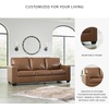 image:imageSignature Design by Ashley Bolsena Queen Leather Sofa Sleeper CaramelCarmel