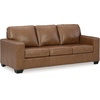 image:imageSignature Design by Ashley Bolsena Queen Leather Sofa Sleeper CaramelCarmel