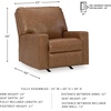 image:imageSignature Design by Ashley Bolsena Queen Leather Sofa Sleeper CaramelCarmel