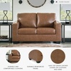 image:imageSignature Design by Ashley Bolsena Queen Leather Sofa Sleeper CaramelCarmel