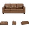 image:imageSignature Design by Ashley Bolsena Queen Leather Sofa Sleeper CaramelCarmel