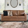 image:imageSignature Design by Ashley Bolsena Queen Leather Sofa Sleeper CaramelCarmel