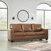 image:imageSignature Design by Ashley Bolsena Queen Leather Sofa Sleeper CaramelCarmel