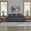 image:imageSignature Design by Ashley Bolsena Queen Leather Sofa Sleeper CaramelGrey