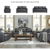 image:imageSignature Design by Ashley Bolsena Queen Leather Sofa Sleeper CaramelGrey