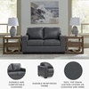 image:imageSignature Design by Ashley Bolsena Queen Leather Sofa Sleeper CaramelGrey