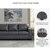 image:imageSignature Design by Ashley Bolsena Queen Leather Sofa Sleeper CaramelGrey