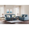 image:imageSignature Design by Ashley Cashton Queen Sleeper Sofa Bed Couch Dark BlueBlue