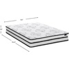 image:imageSignature Design by Ashley Chime 10 Inch Twin Hybrid Mattress in a BoxFull