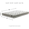 image:imageSignature Design by Ashley Chime 10 Inch Twin Hybrid Mattress in a BoxKing