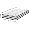 image:imageSignature Design by Ashley Chime 10 Inch Twin Hybrid Mattress in a BoxTwin