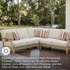 image:imageSignature Design by Ashley Clare View 1Piece Eucalyptus Outdoor SofaBeige