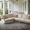 image:imageSignature Design by Ashley Clare View 1Piece Eucalyptus Outdoor SofaBeige