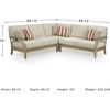 image:imageSignature Design by Ashley Clare View 1Piece Eucalyptus Outdoor SofaBeige