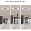 image:imageSignature Design by Ashley Counter Height Stools Set of 2 Backless GrayGrey