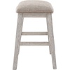 image:imageSignature Design by Ashley Counter Height Stools Set of 2 Backless GrayLight Brown  White