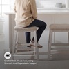 image:imageSignature Design by Ashley Counter Height Stools Set of 2 Backless GrayLight Brown  White