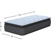 image:imageSignature Design by Ashley Destin Cove Queen Mattress 16 Inch Plush HybridTwin