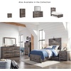 image:imageSignature Design by Ashley Drystan Rustic 2 Drawer Nightstand USBCBrown