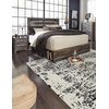 image:imageSignature Design by Ashley Drystan Rustic 2 Drawer Nightstand USBCBrown