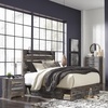 image:imageSignature Design by Ashley Drystan Rustic 2 Drawer Nightstand USBCBrown