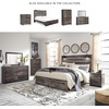 image:imageSignature Design by Ashley Drystan Rustic 2 Drawer Nightstand USBCBrown