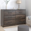 image:imageSignature Design by Ashley Drystan Rustic 2 Drawer Nightstand USBCBrown