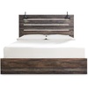 image:imageSignature Design by Ashley Drystan Rustic 2 Drawer Nightstand USBCBrown