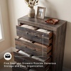image:imageSignature Design by Ashley Drystan Rustic 2 Drawer Nightstand USBCBrown