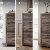 image:imageSignature Design by Ashley Drystan Rustic 2 Drawer Nightstand USBCBrown