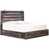 image:imageSignature Design by Ashley Drystan Rustic 2 Drawer Nightstand USBCBrown