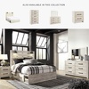 image:imageSignature Design by Ashley Drystan Rustic 2 Drawer Nightstand USBCCream