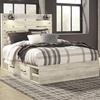 image:imageSignature Design by Ashley Drystan Rustic 2 Drawer Nightstand USBCCream
