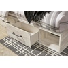 image:imageSignature Design by Ashley Drystan Rustic 2 Drawer Nightstand USBCCream