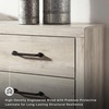 image:imageSignature Design by Ashley Drystan Rustic 2 Drawer Nightstand USBCCream