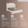 image:imageSignature Design by Ashley Drystan Rustic 2 Drawer Nightstand USBCCream