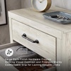image:imageSignature Design by Ashley Drystan Rustic 2 Drawer Nightstand USBCCream