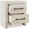 image:imageSignature Design by Ashley Drystan Rustic 2 Drawer Nightstand USBCCream