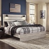 image:imageSignature Design by Ashley Drystan Rustic 2 Drawer Nightstand USBCCream