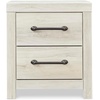 image:imageSignature Design by Ashley Drystan Rustic 2 Drawer Nightstand USBCCream