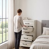 image:imageSignature Design by Ashley Drystan Rustic 2 Drawer Nightstand USBCCream