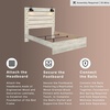 image:imageSignature Design by Ashley Drystan Rustic 2 Drawer Nightstand USBCCream
