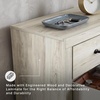image:imageSignature Design by Ashley Drystan Rustic 2 Drawer Nightstand USBCCream